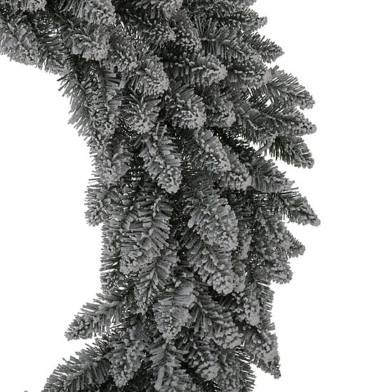 Glitzhome Oversized Snow Flocked Indoor Christmas Wreath