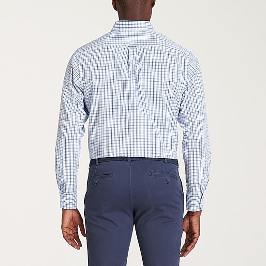 IZOD Performance Comfort Mens Long Sleeve Classic Fit Stretch Fabric Wrinkle Free Button-Down Shirt