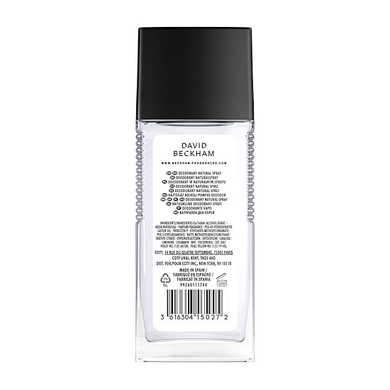 David Beckham Classic Homme Deodorant Spray