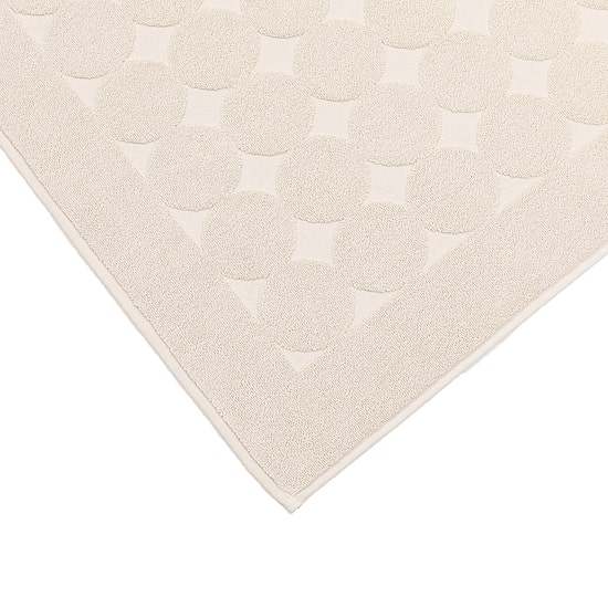 Linum Home Textiles Sinemis Circle Design Quick Dry Bath Rug