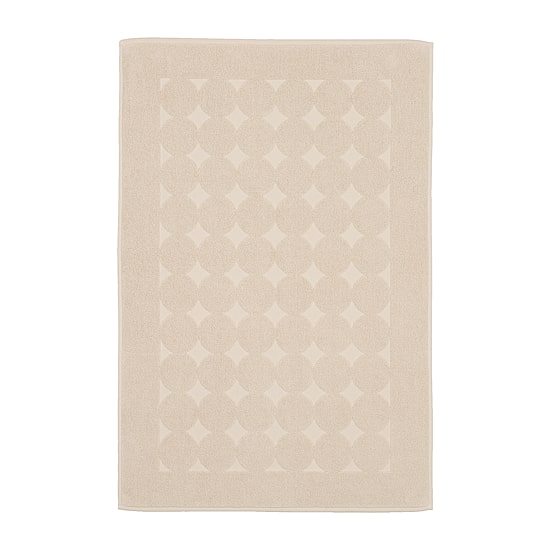 Linum Home Textiles Sinemis Circle Design Quick Dry Bath Rug