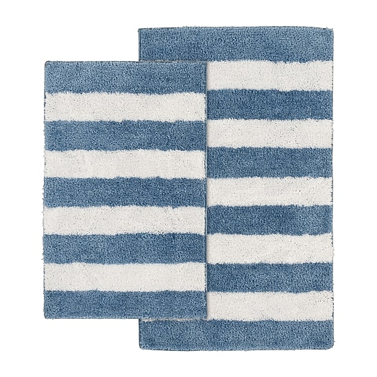 Garland Rug Beach Stripe 2-pc. Bath Rug Set