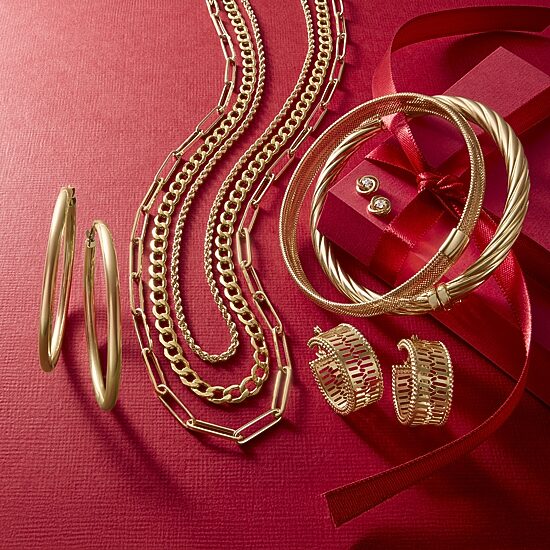 14K Gold Hoop Earrings