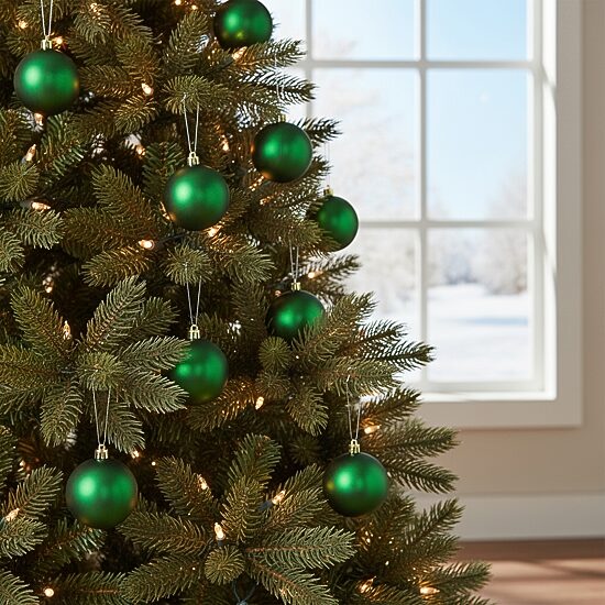 Northlight Matte Ball 12-pc. Christmas Ornament
