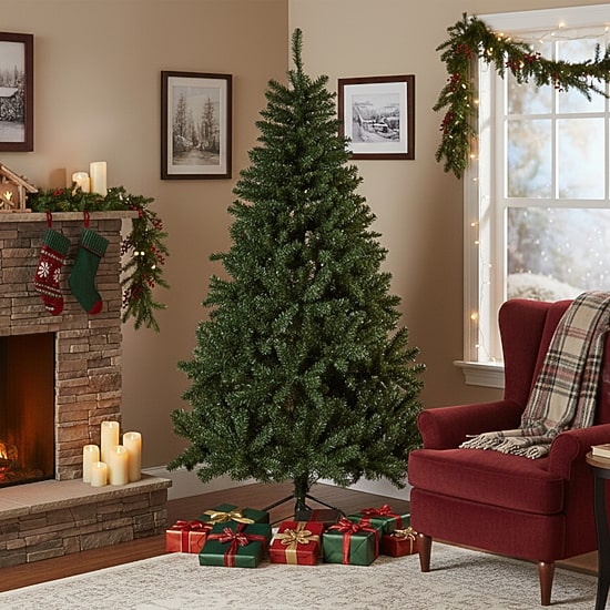 Northlight Full Canadian Pine  Unlit 6 Foot Pine Christmas Tree