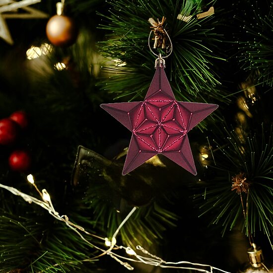 Northlight Glittered Star 12-pc. Christmas Ornament