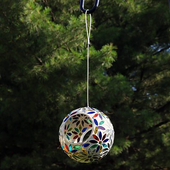 Net Health Shops Daisy Mosaic Fly-Through Bird Feeder
