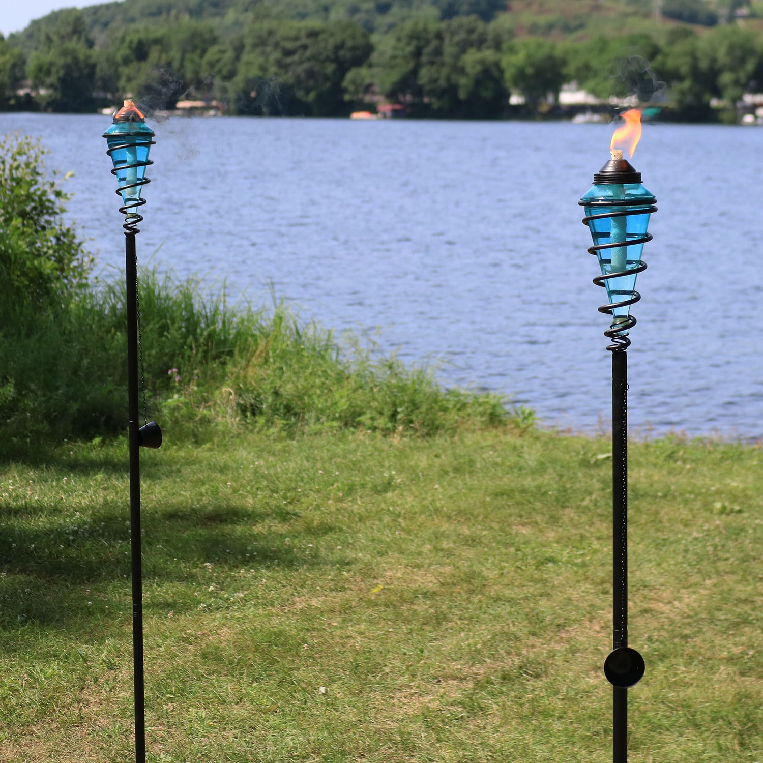 Net Health Shops 2-In-1 Patio Set Of 4 Blue Torch