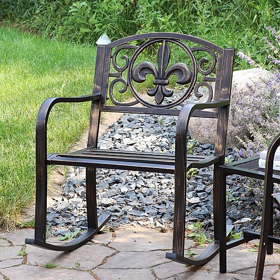 Sunnydaze Patio Collection Rocking Chair