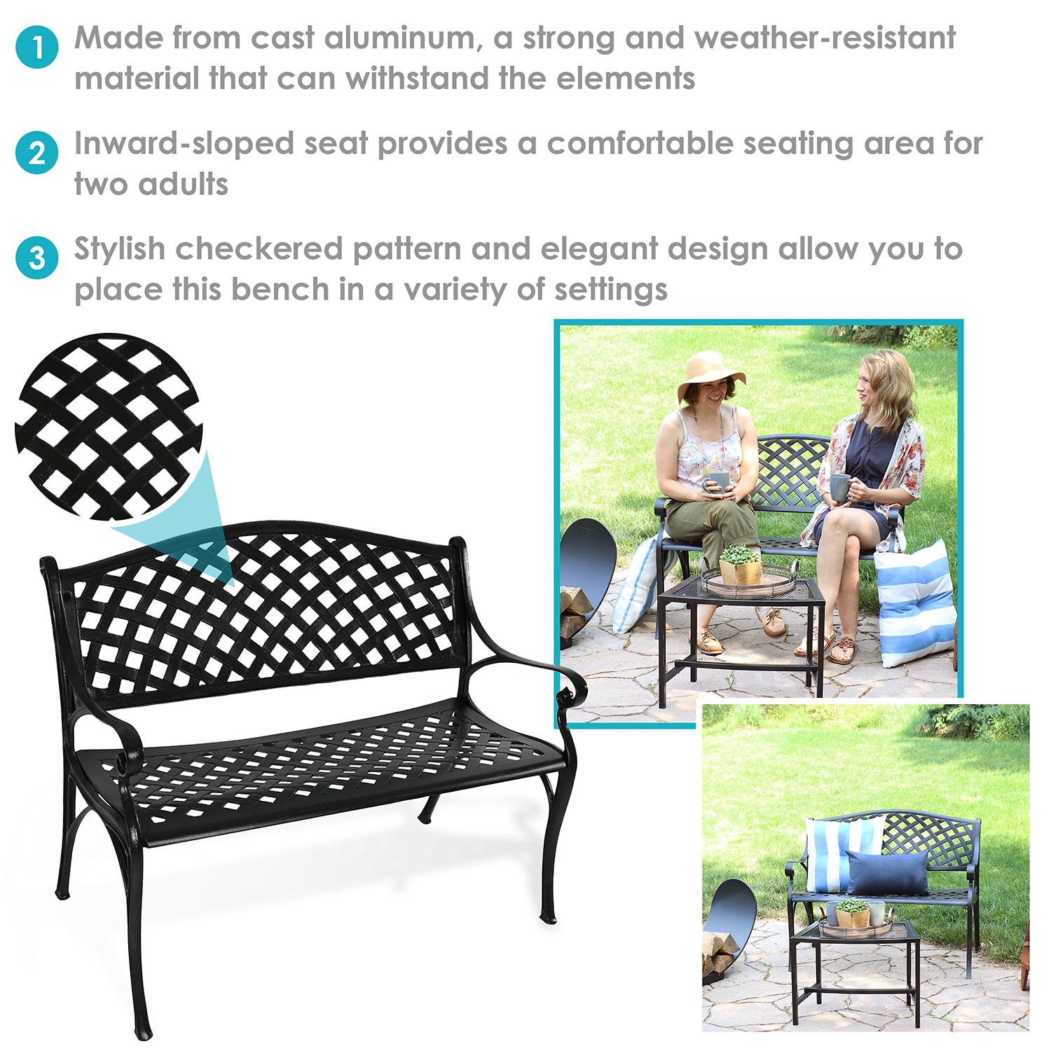 Sunnydaze Collection Bench
