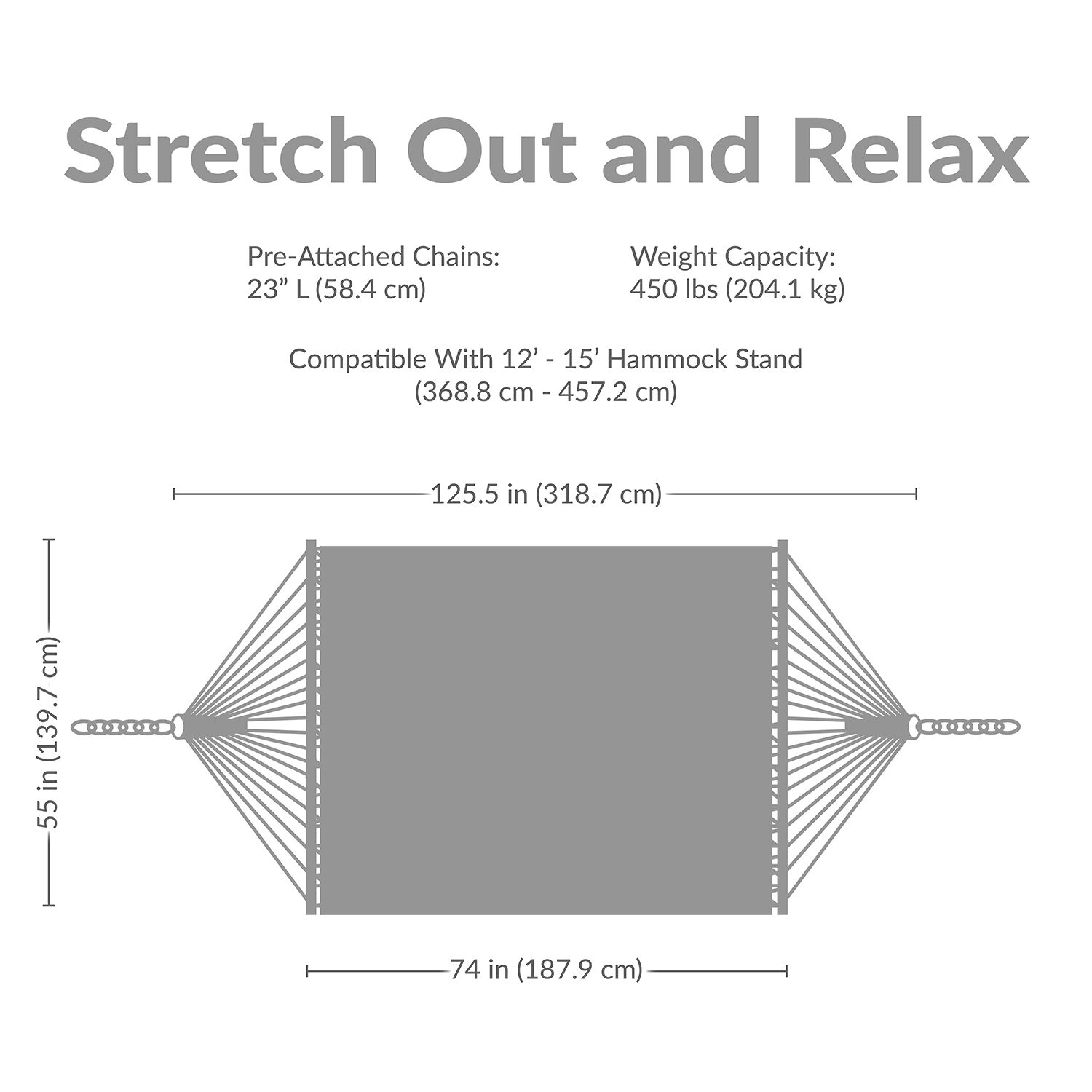 Sunnydaze Patio Furniture Hammock