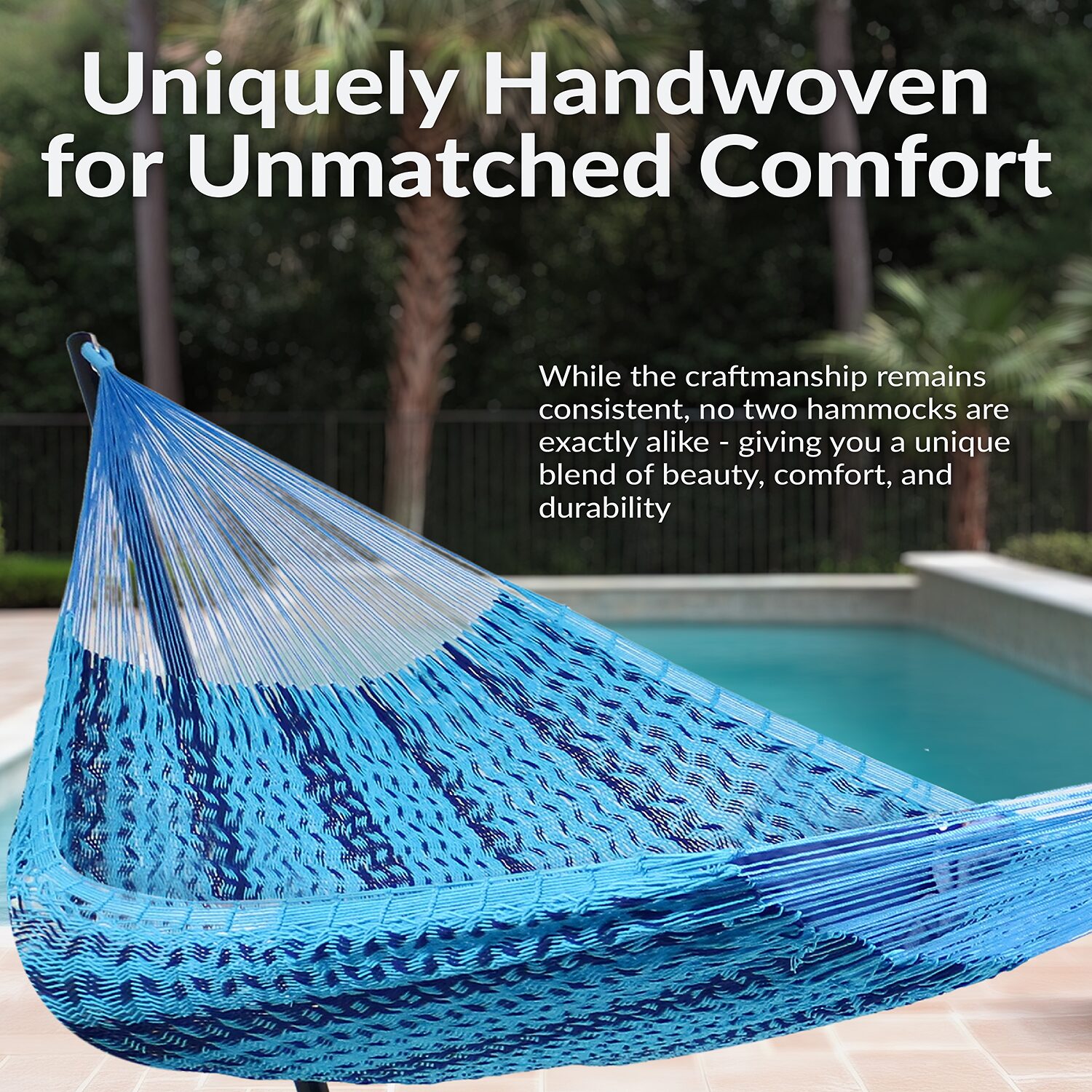 Sunnydaze® Handwoven Thick-Cord Mayan Hammock