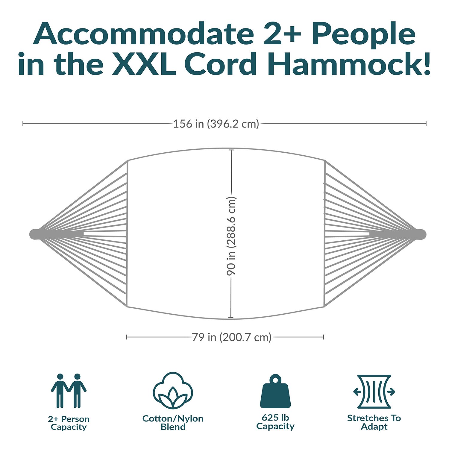 Sunnydaze® Handwoven Thick-Cord Mayan Hammock