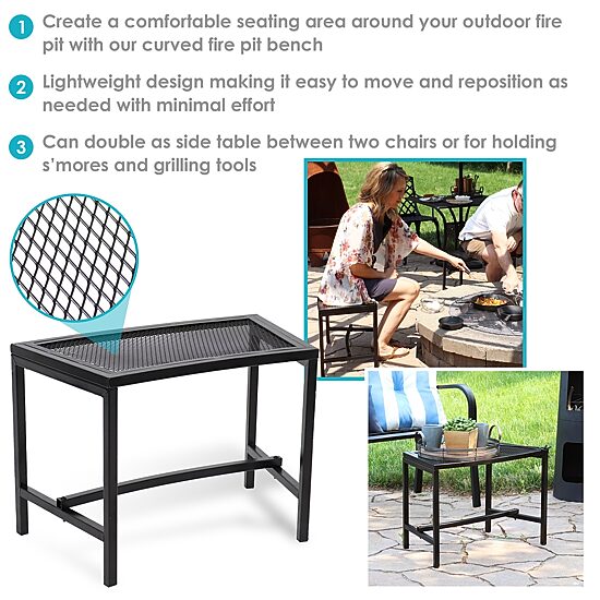 Sunnydaze 4 Pack Bench