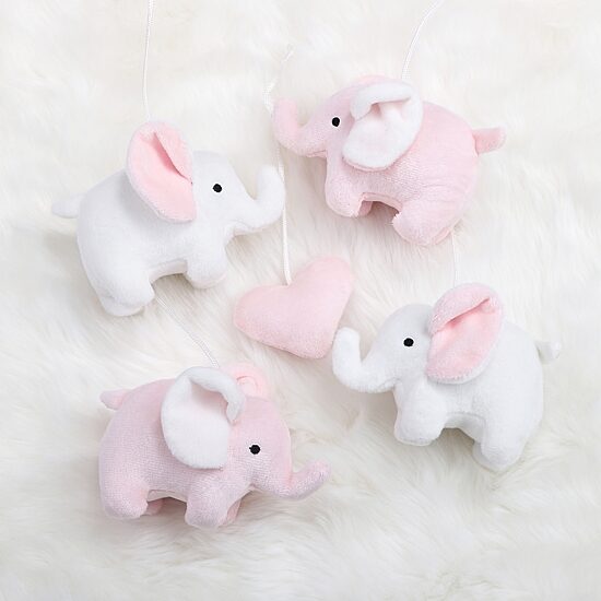 The Peanutshell Elephant Baby Mobile