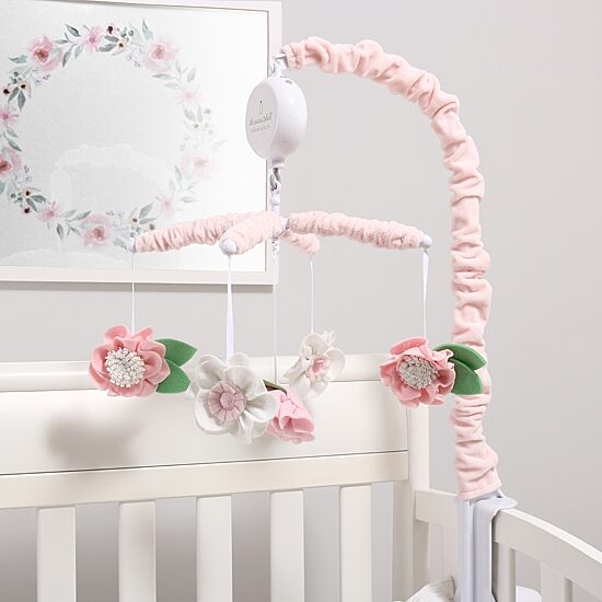The Peanutshell Flowers Baby Mobile