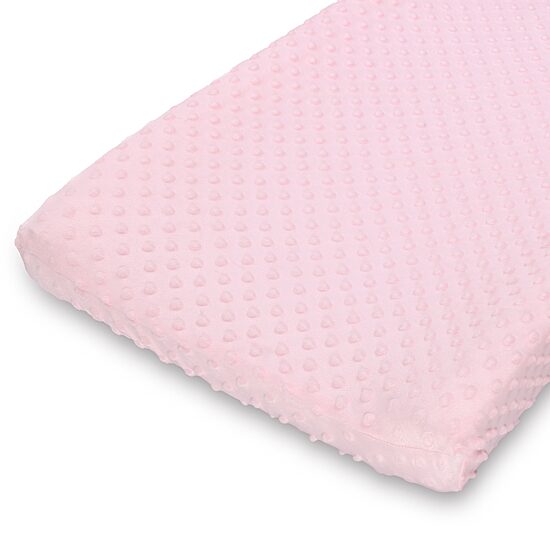 The Peanutshell Pink/White Minky Dot 2-pc. Changing Pad Cover