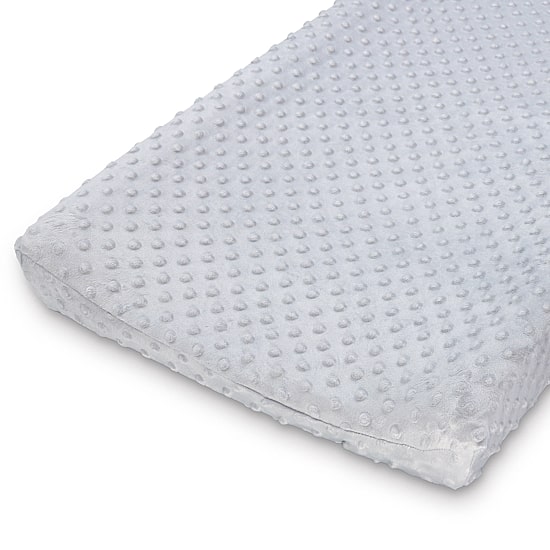 The Peanutshell Grey/White Minky Dot 2-pc. Changing Pad Cover