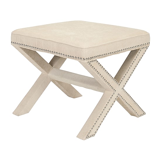 Palmer Nailhead Trim  Footstool