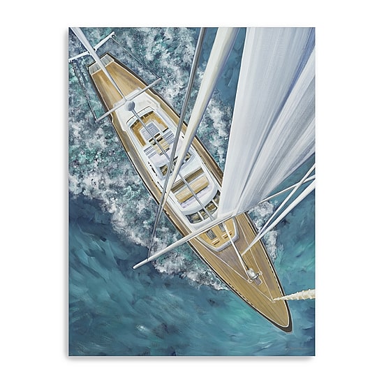Lumaprints Sailing Around The World Giclee Canvas Art