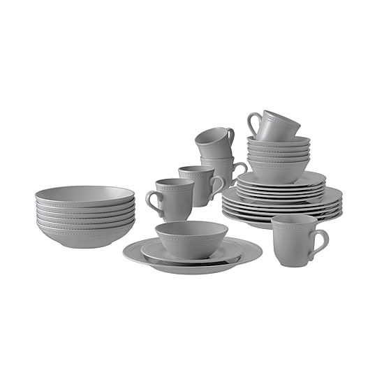 Home Expressions Caroline 30-pc. Stoneware Dinnerware Set