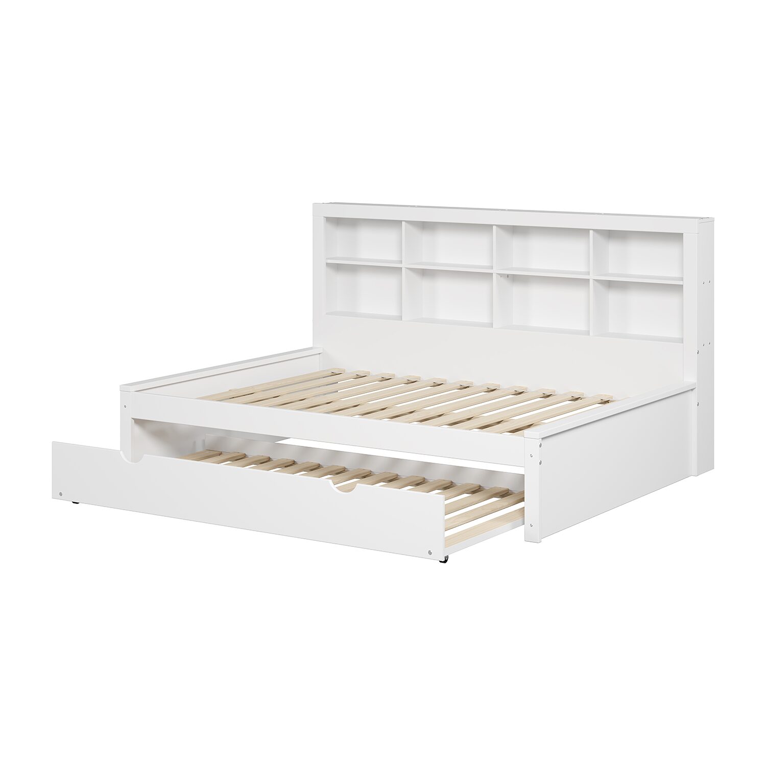 Bookcase Full Daybed with Twin Trundle