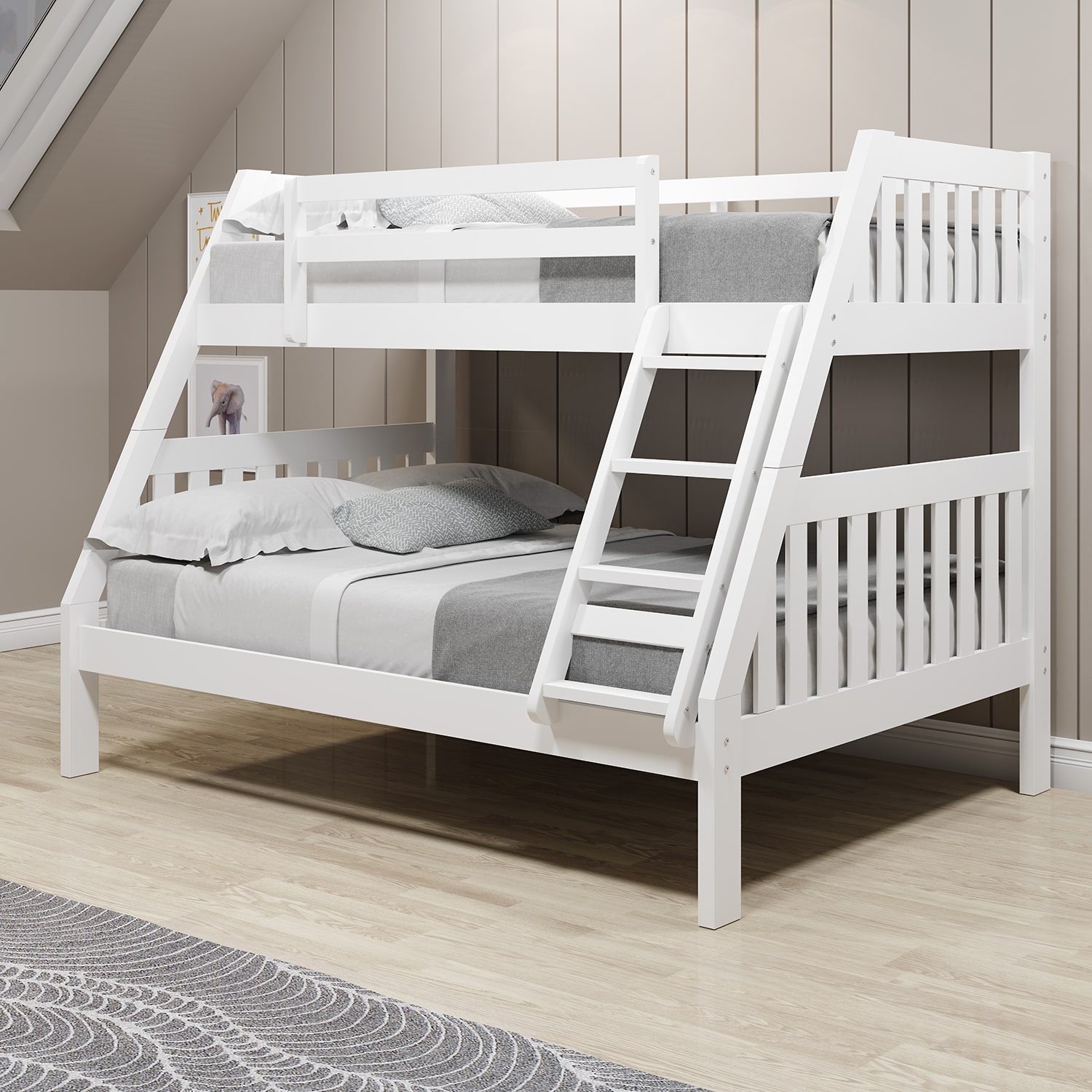 Austin Mission Twin over Full Bunk Bed