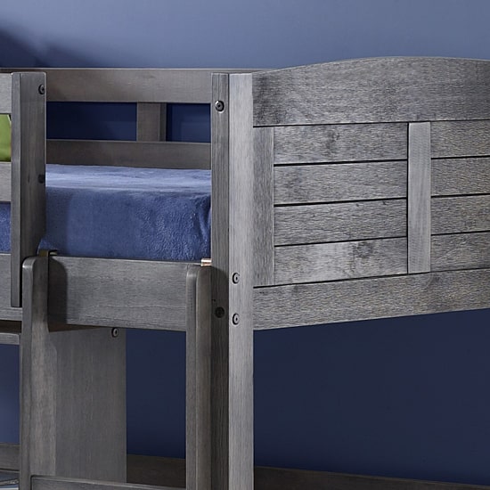 Louver Twin Modular Low Loft Bed - Group C