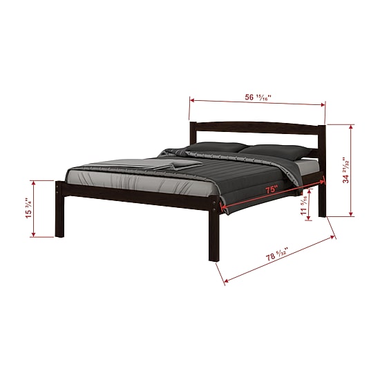 Econo Modern Full Bed with Twin Trundle