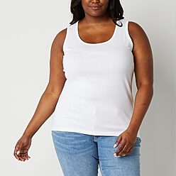 Women's White Tank Tops | JCPenney