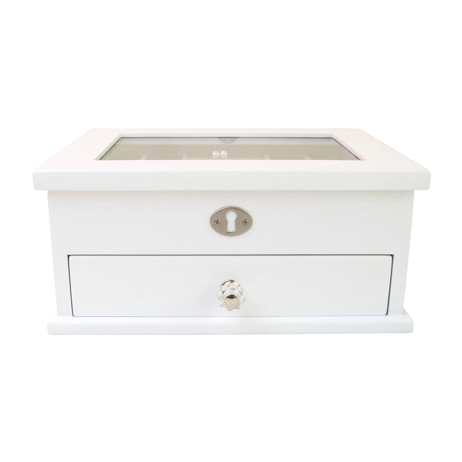 Mele And Co Mini Lili White Jewelry Box