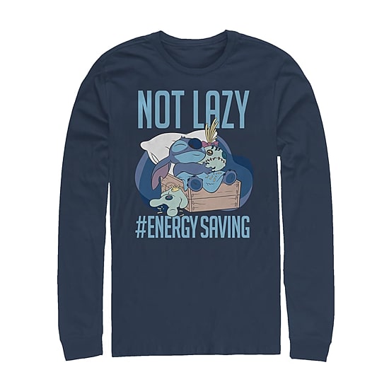 Mens Long Sleeve Stitch Graphic T-Shirt