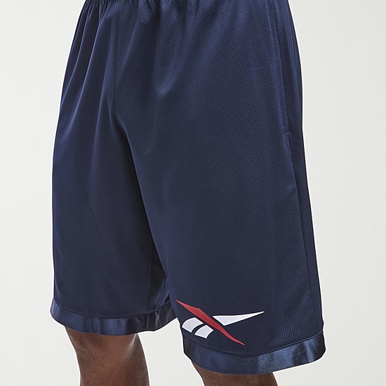 Reebok Mens Mid Rise 9" Basketball Short