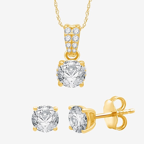 ( G/SI1-SI2 ) 2 CT. T.W. Lab-Grown White Diamond 10K or 14K Gold 2-pc. Jewelry Set