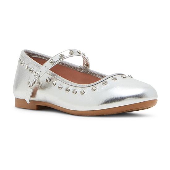 Madden Girl Ruth Little & Big Kid Girls Round Closed Toe Ballet Flats