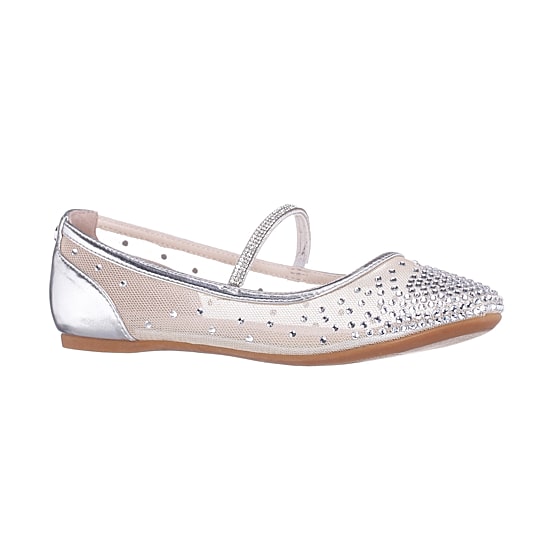 I. Miller Mercedes Little & Big Kid Girls Round Closed Toe Ballet Flats