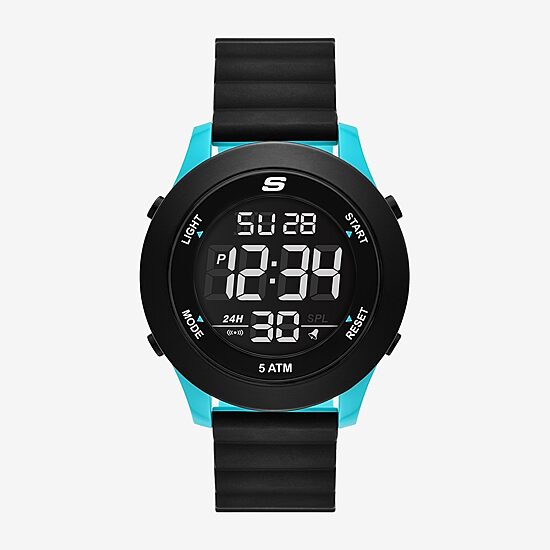 Skechers Mens Black Strap Watch Sr5222