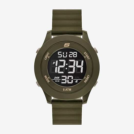 Skechers Mens Green Strap Watch Sr5223
