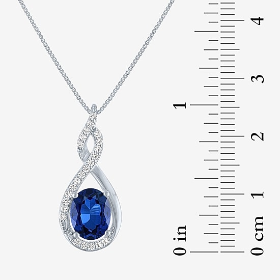 Gemstone Sterling Silver 2-pc. Oval Jewelry Set