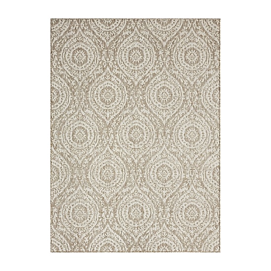 Nicole Miller Country Zoe Damask Outdoor Rectangular Area Rug