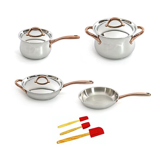 BergHOFF Ouro Gold 18/10 Stainless Steel 10-pc. Cookware Set