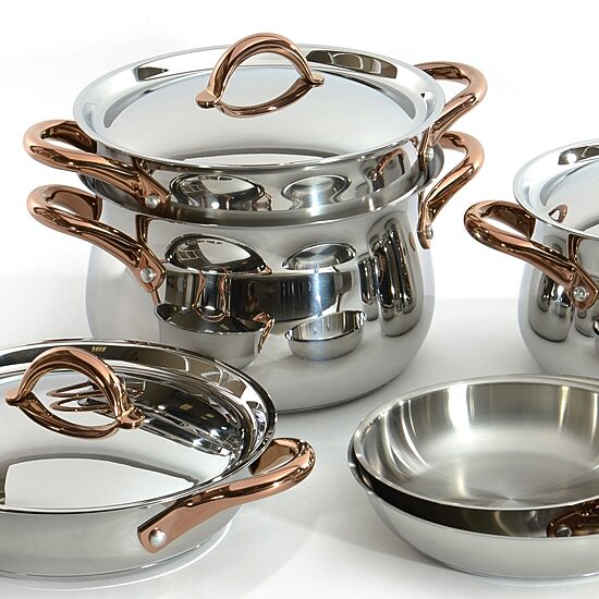 BergHOFF Ouro Gold 18/10 Stainless Steel 17-pc. Cookware Set