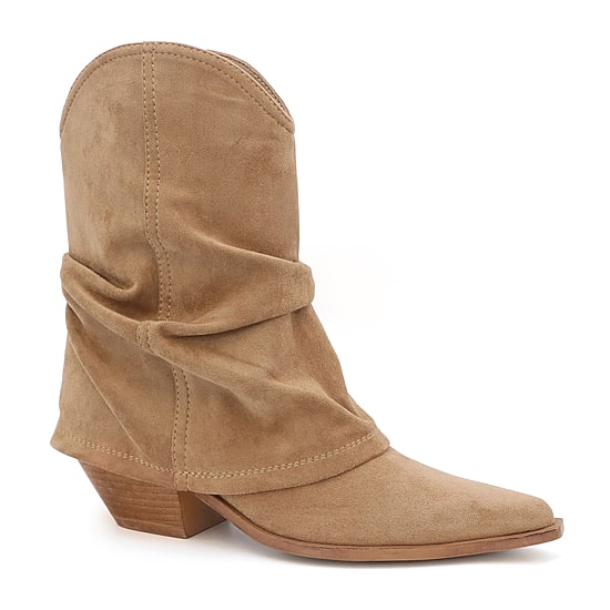 Yoki Womens Flat Heel Slouch Boots