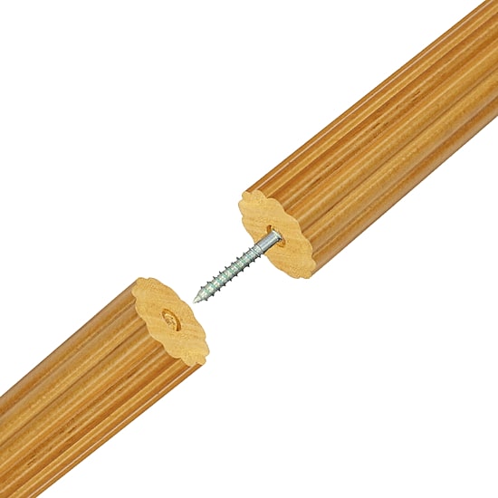 Lumi Home Furnishings Screw 2-pc. Corner Connector