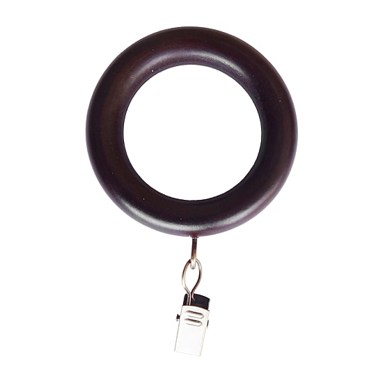 Lumi Home Furnishings Wood 7-pc. Curtain Rings