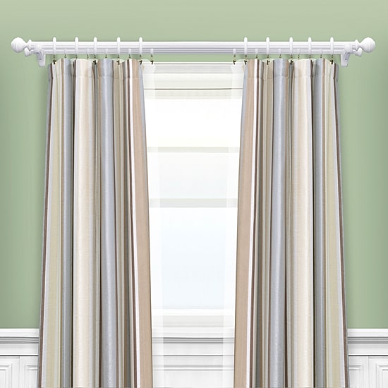 Lumi Home Furnishings Wood Double Curtain Rod Brackets