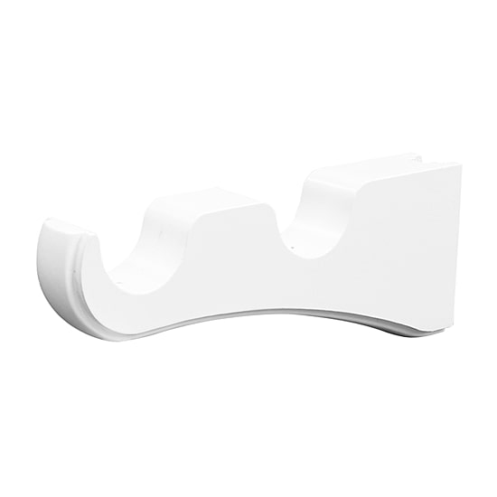 Lumi Home Furnishings Wood Double Curtain Rod Brackets