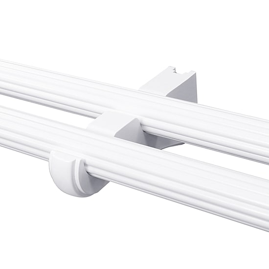 Lumi Home Furnishings Wood Double Curtain Rod Brackets