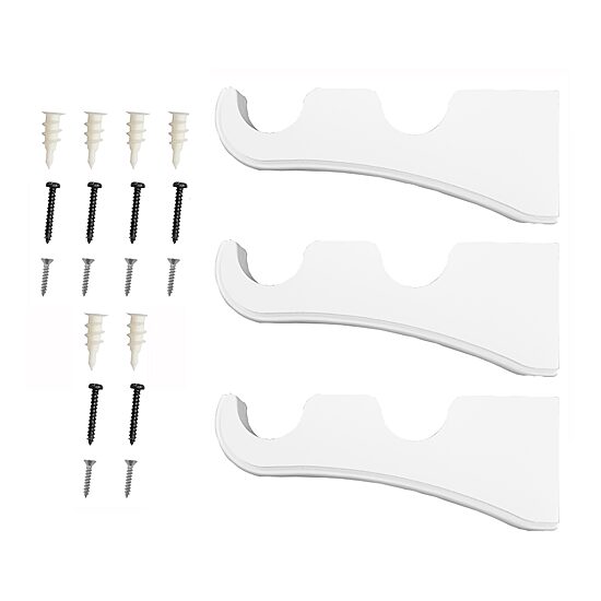 Lumi Home Furnishings Wood Double Curtain Rod Brackets