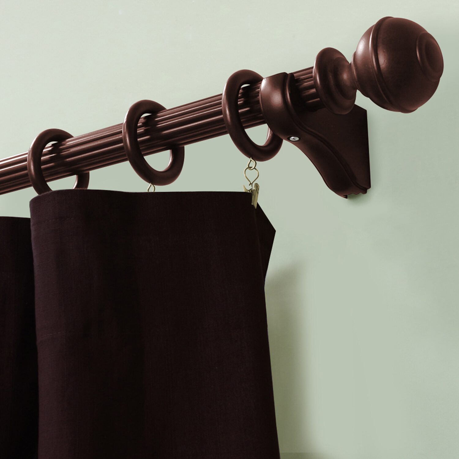 Lumi Home Furnishings Wood Knob 2-pc. Finials